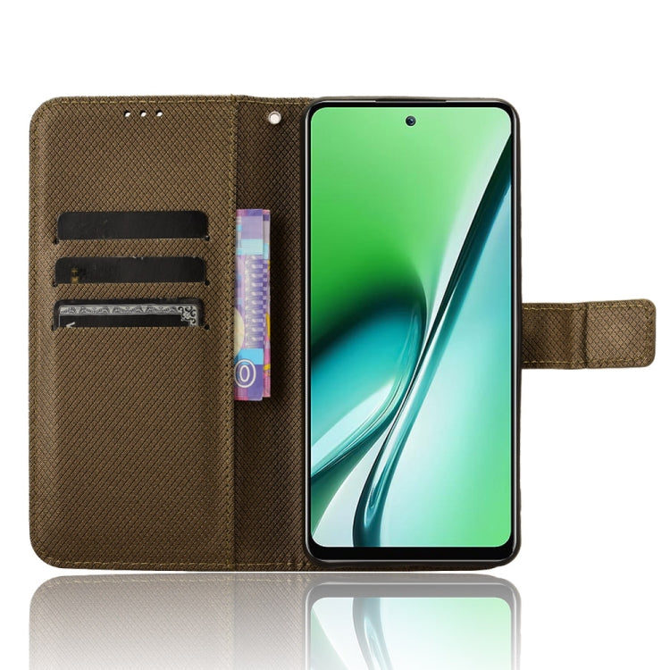 For Itel RS4 Diamond Texture Leather Phone Case