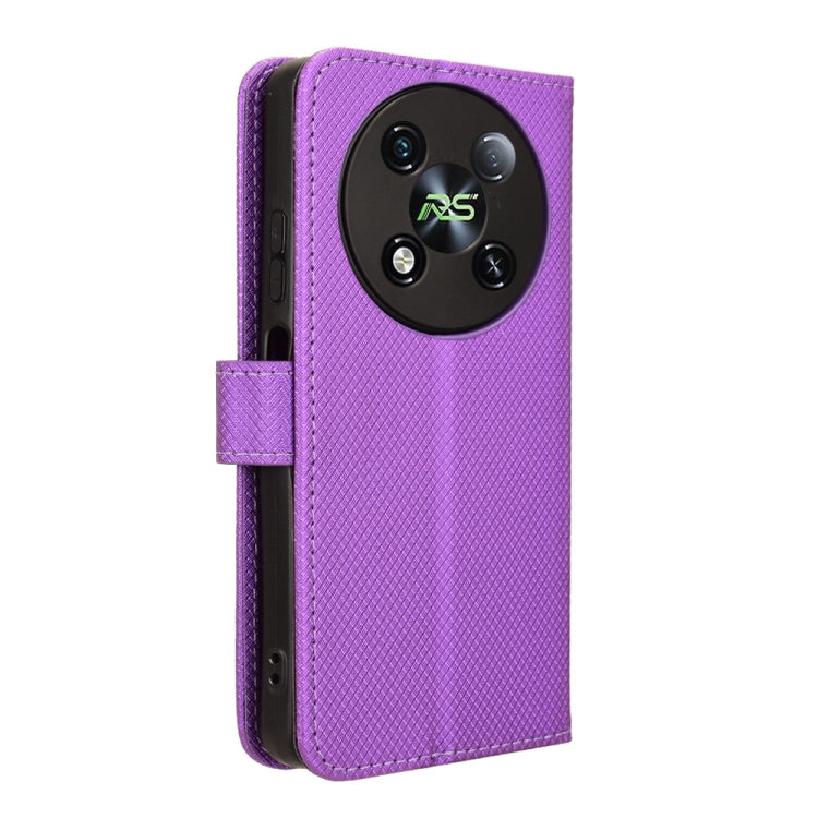 For Itel RS4 Diamond Texture Leather Phone Case