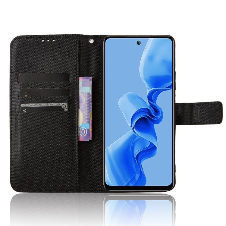 For Itel S24 4G Diamond Texture Leather Phone Case