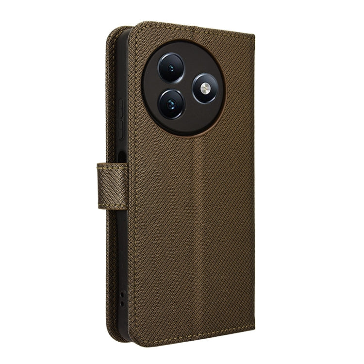 For Itel S24 4G Diamond Texture Leather Phone Case