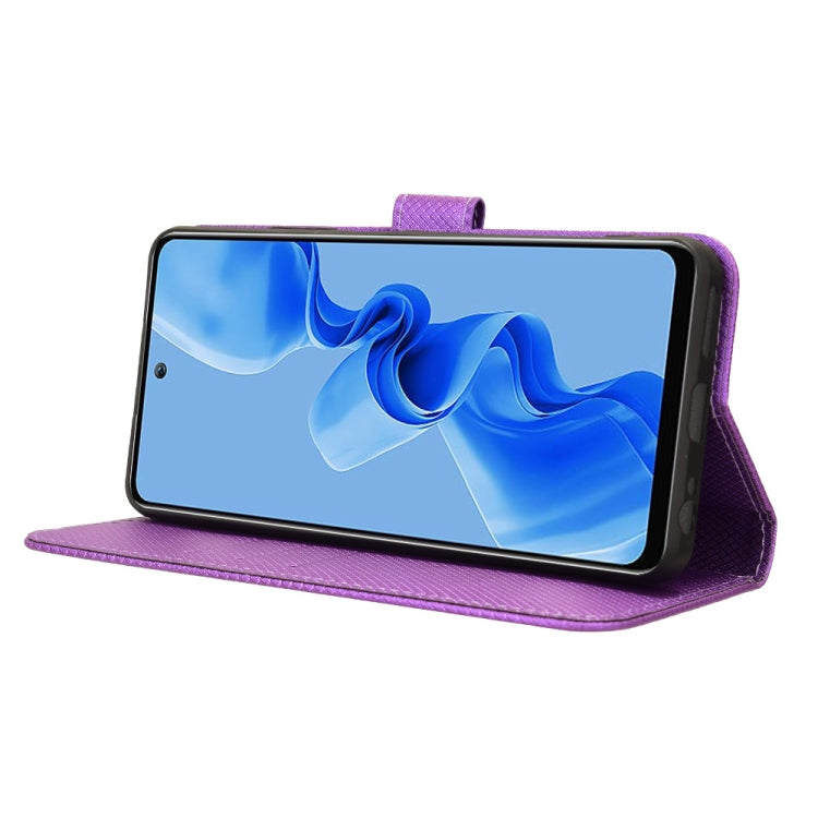 For Itel S24 4G Diamond Texture Leather Phone Case