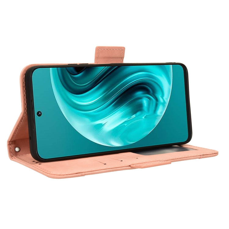 For Huawei nova 12i 4G / Enjoy 70 Pro 4G Skin Feel Calf Texture Card Slots Leather Phone Case