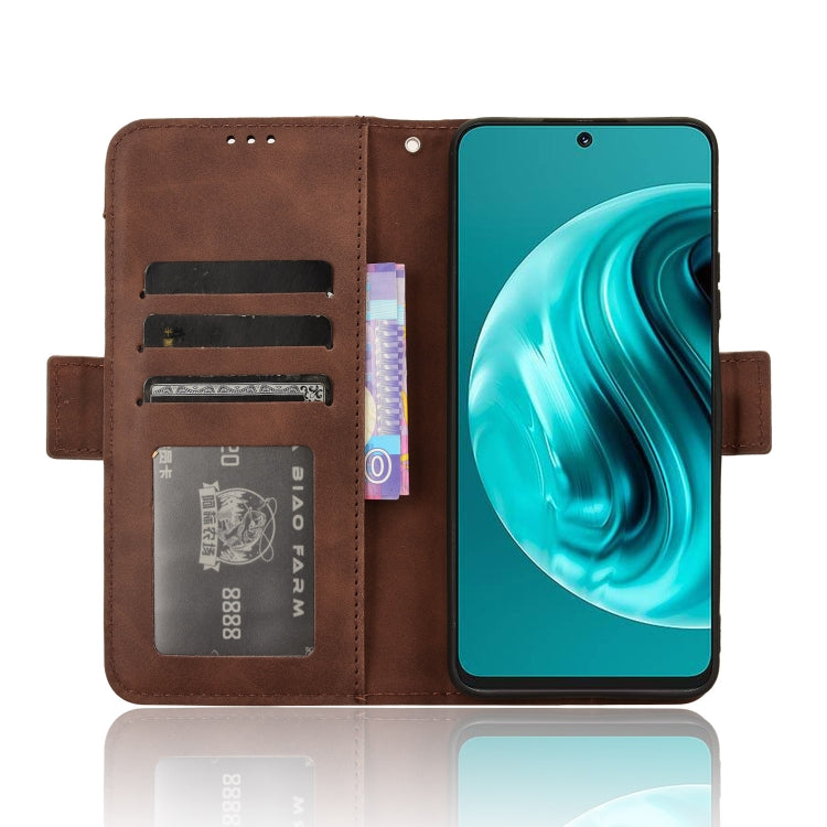 For Huawei nova 12i 4G / Enjoy 70 Pro 4G Skin Feel Calf Texture Card Slots Leather Phone Case
