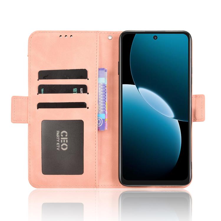 For Huawei Enjoy 80 4G / nova Y73 4G Skin Feel Calf Texture Card Slots Leather Phone Case