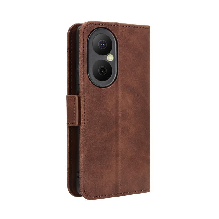 For Huawei Enjoy 80 4G / nova Y73 4G Skin Feel Calf Texture Card Slots Leather Phone Case