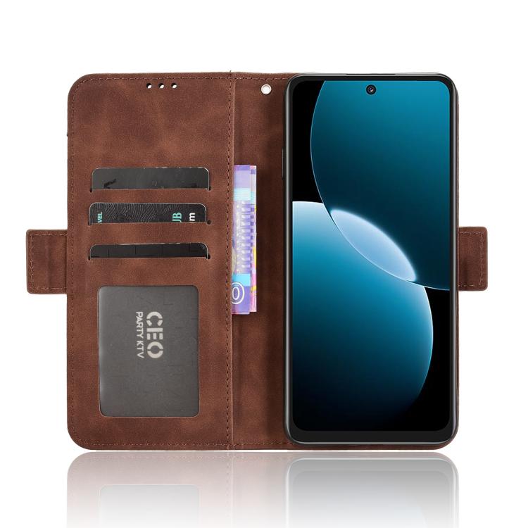For Huawei Enjoy 80 4G / nova Y73 4G Skin Feel Calf Texture Card Slots Leather Phone Case