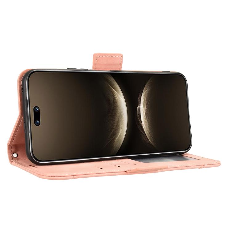 For Huawei nova 14 Pro 5G Skin Feel Calf Texture Card Slots Leather Phone Case