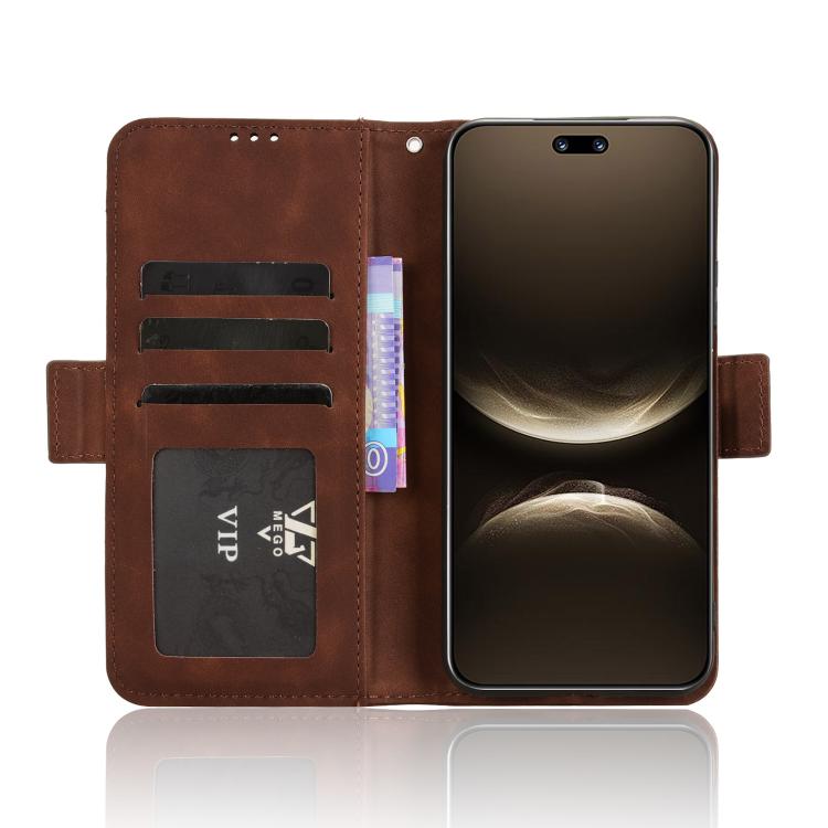 For Huawei nova 14 Pro 5G Skin Feel Calf Texture Card Slots Leather Phone Case