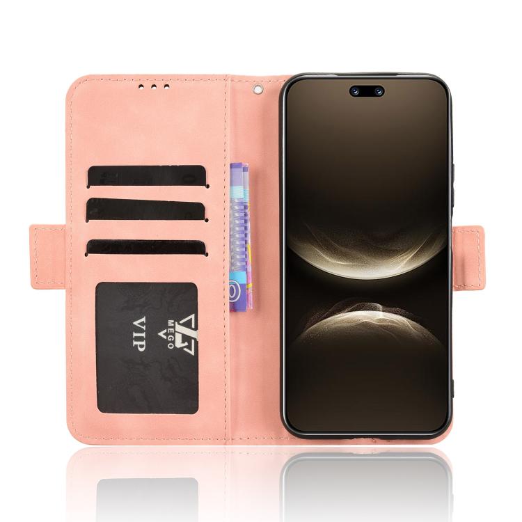 For Huawei nova 14 Ultra 5G Skin Feel Calf Texture Card Slots Leather Phone Case