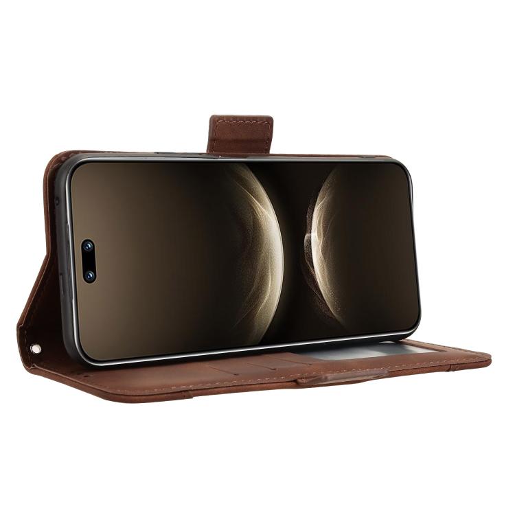 For Huawei nova 14 Ultra 5G Skin Feel Calf Texture Card Slots Leather Phone Case
