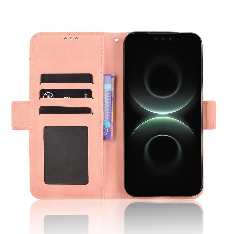 For Huawei Mate 80 Pro Max Skin Feel Calf Texture Card Slots Leather Phone Case