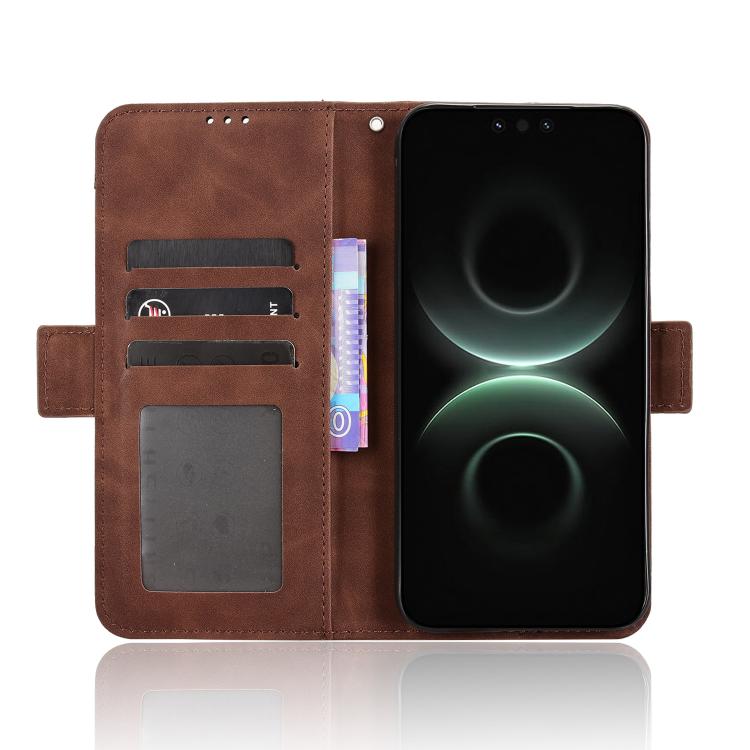 For Huawei Mate 80 Pro Max Skin Feel Calf Texture Card Slots Leather Phone Case
