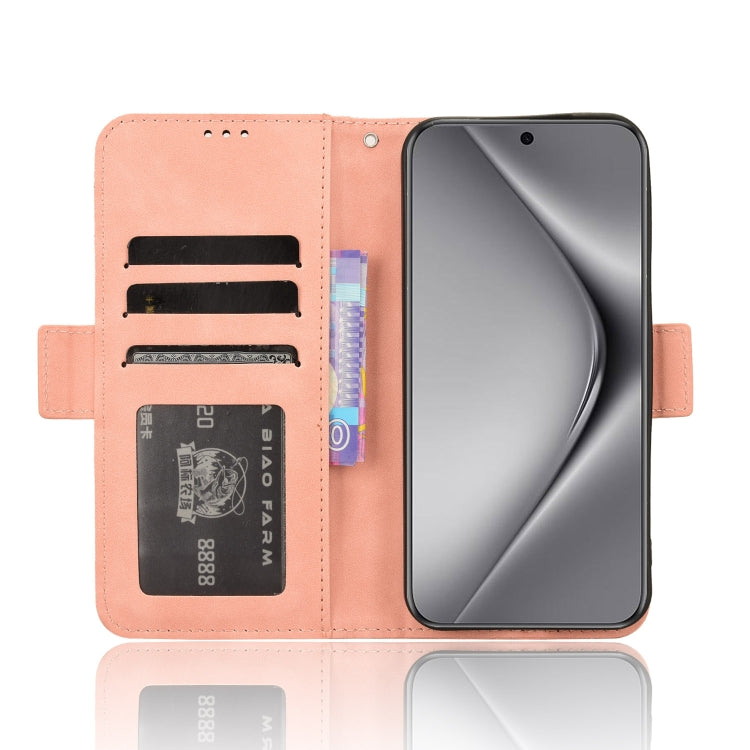 For Huawei Pura 70 Skin Feel Calf Texture Card Slots Leather Phone Case