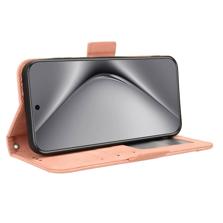 For Huawei Pura 70 Skin Feel Calf Texture Card Slots Leather Phone Case