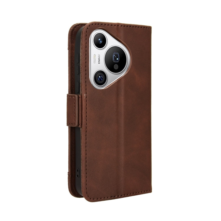 For Huawei Pura 70 Skin Feel Calf Texture Card Slots Leather Phone Case