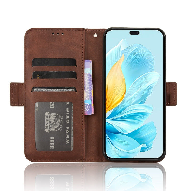 For Honor 200 Lite Global Skin Feel Calf Texture Card Slots Leather Phone Case
