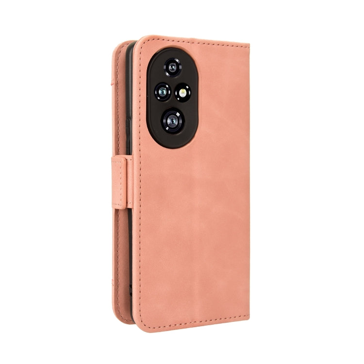 For Honor 200 Pro 5G Skin Feel Calf Texture Card Slots Leather Phone Case