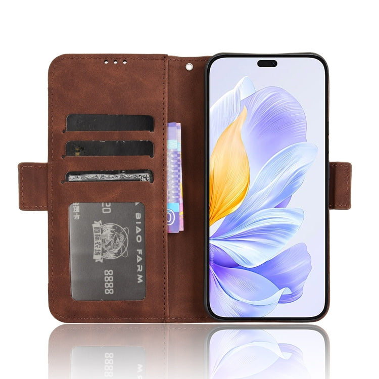 For Honor X60i 5G Skin Feel Calf Texture Card Slots Leather Phone Case