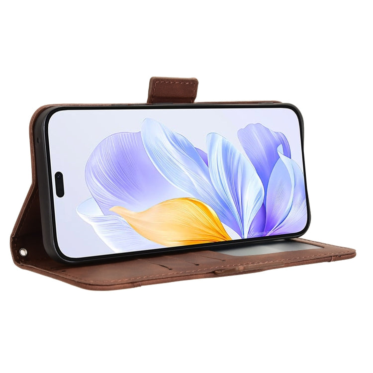 For Honor X60i 5G Skin Feel Calf Texture Card Slots Leather Phone Case