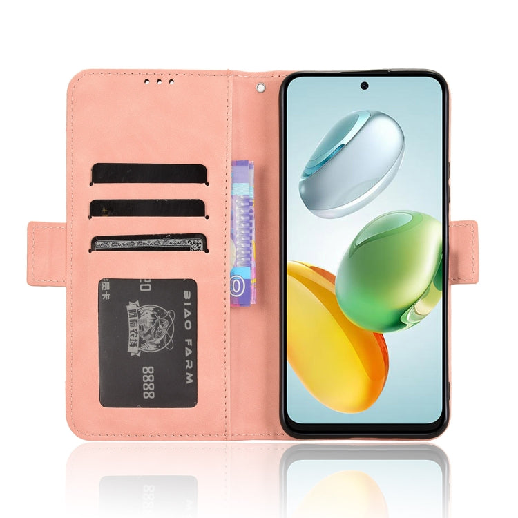 For Honor Play 60 Plus Skin Feel Calf Texture Card Slots Leather Phone Case