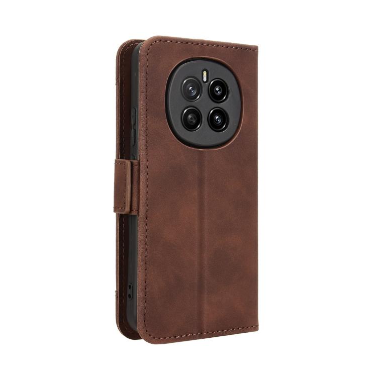 For Honor Magic7 Skin Feel Calf Texture Card Slots Leather Phone Case