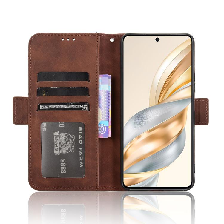 For Honor X60 5G / X9C Smart Skin Feel Calf Texture Card Slots Leather Phone Case
