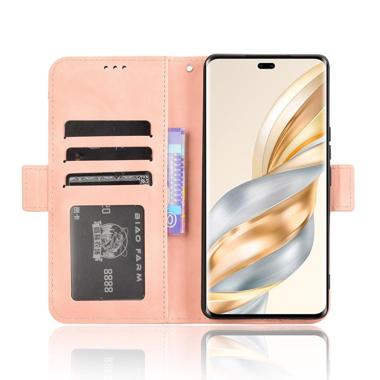 For Honor X60 Pro 5G / X9C 5G Skin Feel Calf Texture Card Slots Leather Phone Case