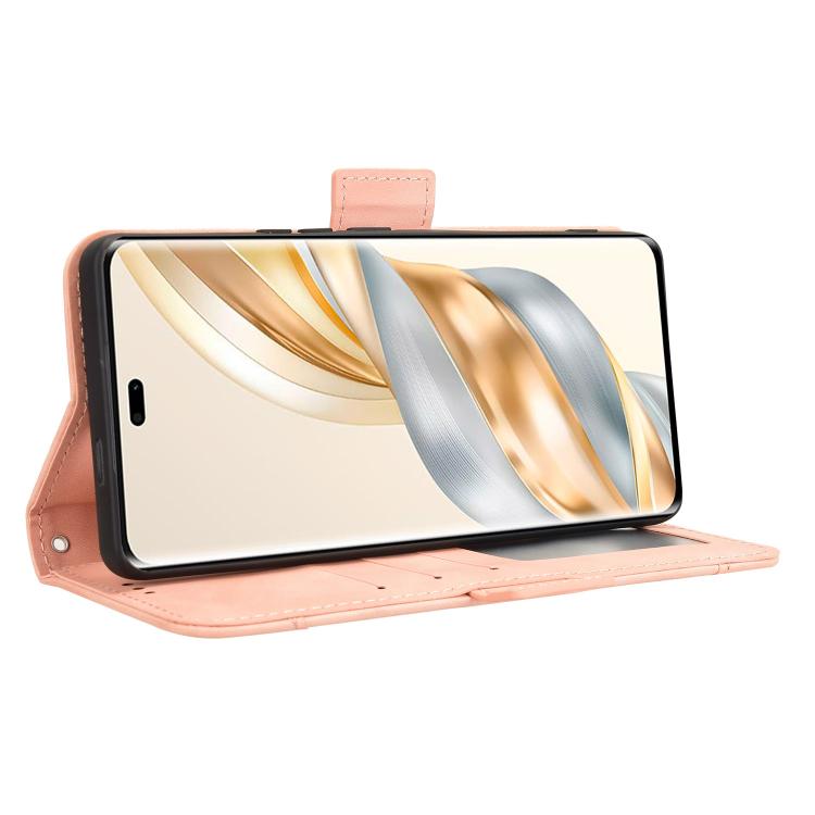 For Honor X60 Pro 5G / X9C 5G Skin Feel Calf Texture Card Slots Leather Phone Case