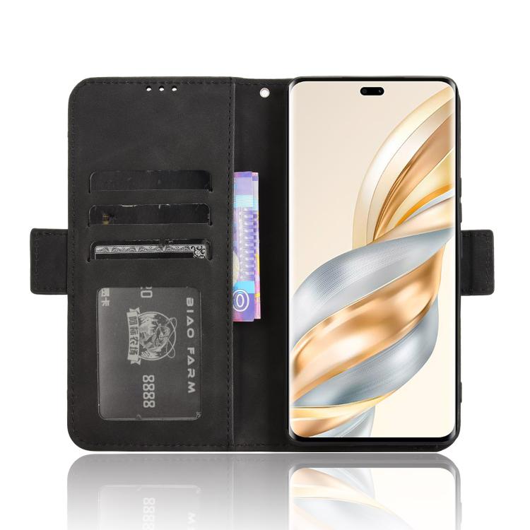 For Honor X60 Pro 5G / X9C 5G Skin Feel Calf Texture Card Slots Leather Phone Case