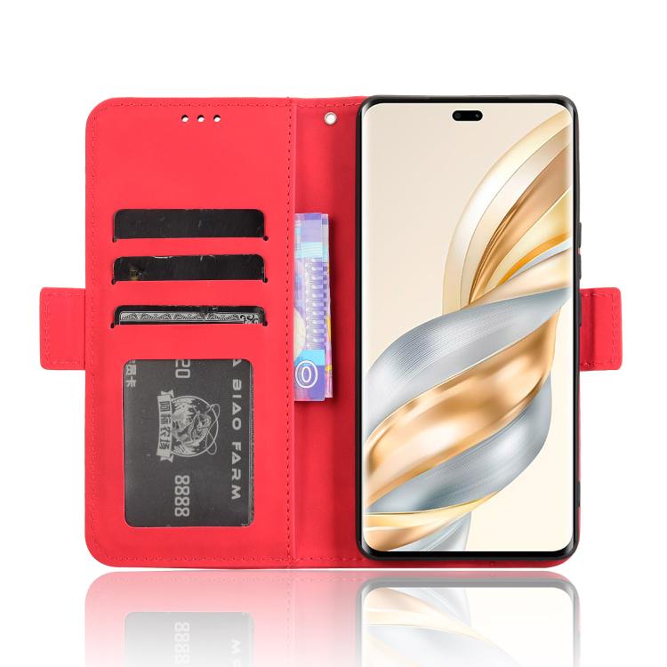 For Honor X60 Pro 5G / X9C 5G Skin Feel Calf Texture Card Slots Leather Phone Case