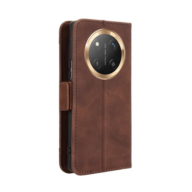 For Honor X60 Pro 5G / X9C 5G Skin Feel Calf Texture Card Slots Leather Phone Case
