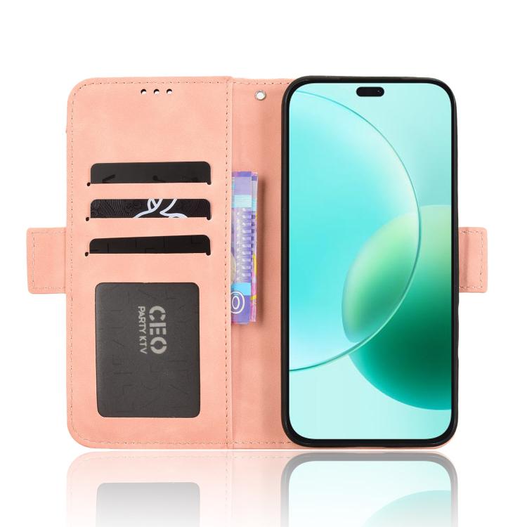 For Honor 400 Lite Global Skin Feel Calf Texture Card Slots Leather Phone Case