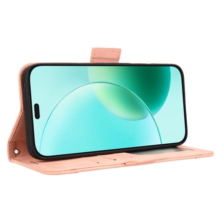 For Honor 400 Lite Global Skin Feel Calf Texture Card Slots Leather Phone Case