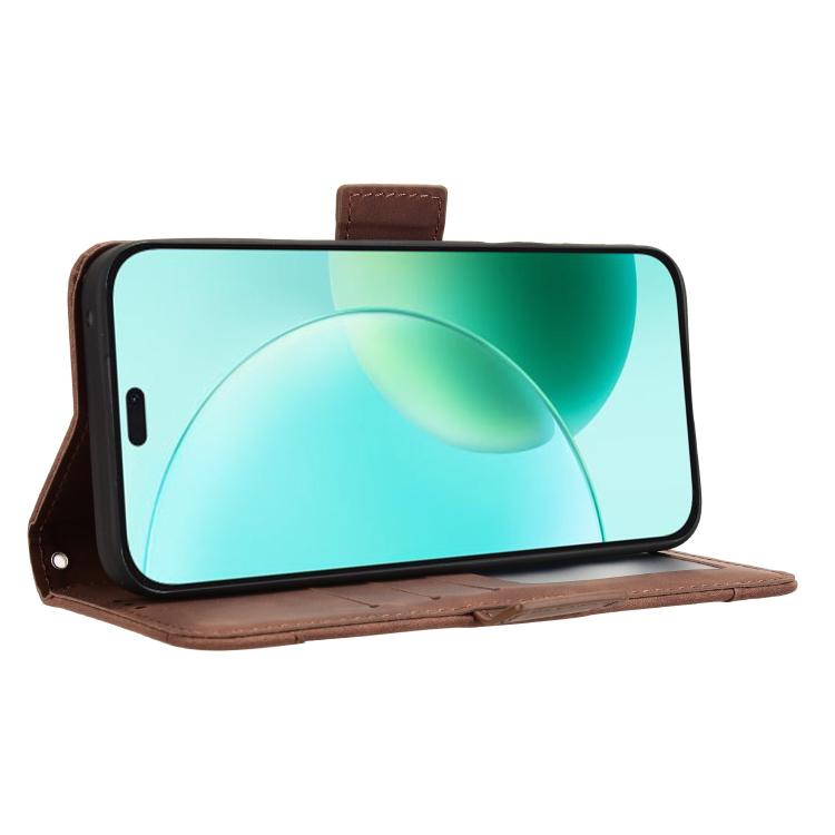 For Honor 400 Lite Global Skin Feel Calf Texture Card Slots Leather Phone Case