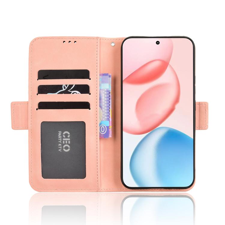 For Honor 400 Global 156.5mm Skin Feel Calf Texture Card Slots Leather Phone Case
