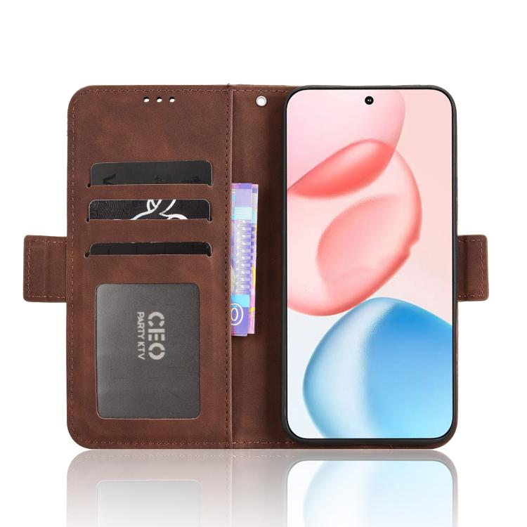 For Honor 400 Global 156.5mm Skin Feel Calf Texture Card Slots Leather Phone Case