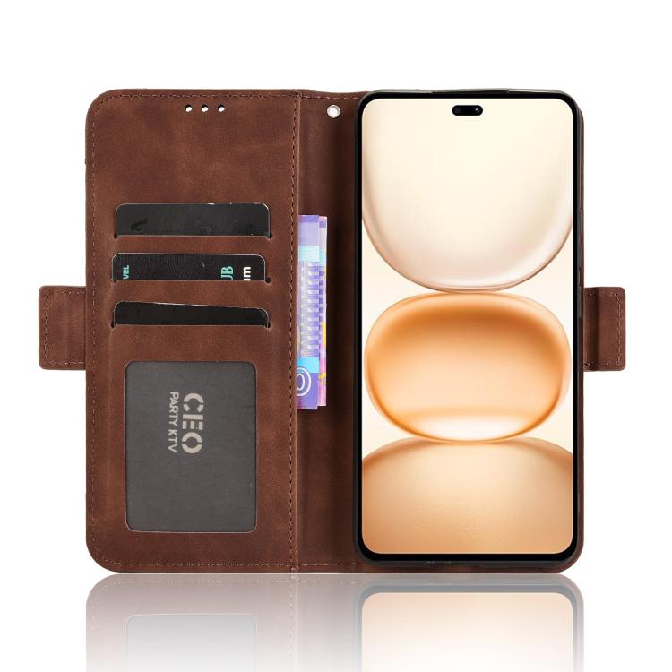 For Honor Power 5G Skin Feel Calf Texture Card Slots Leather Phone Case