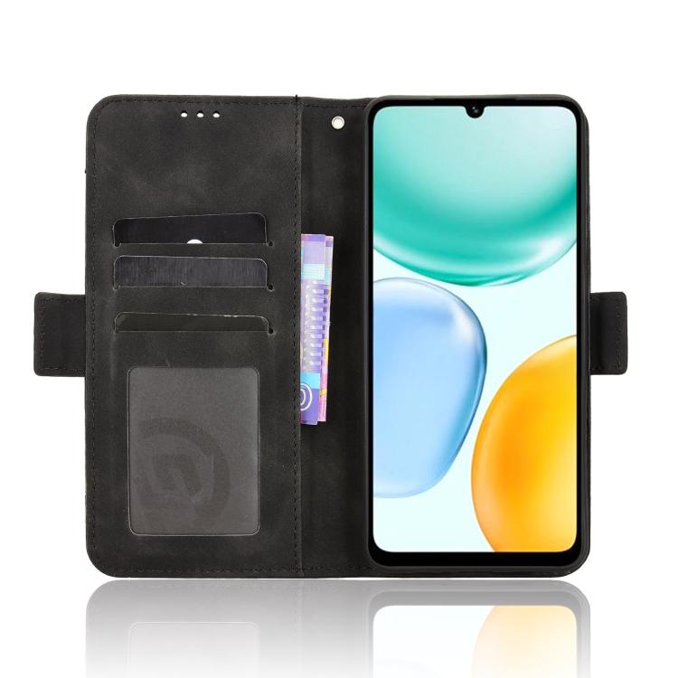 For Honor X5c Plus 4G Skin Feel Calf Texture Card Slots Leather Phone Case