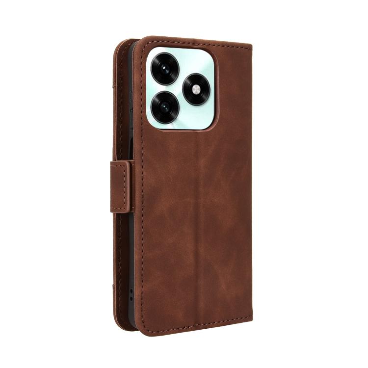 For Honor X5c Plus 4G Skin Feel Calf Texture Card Slots Leather Phone Case