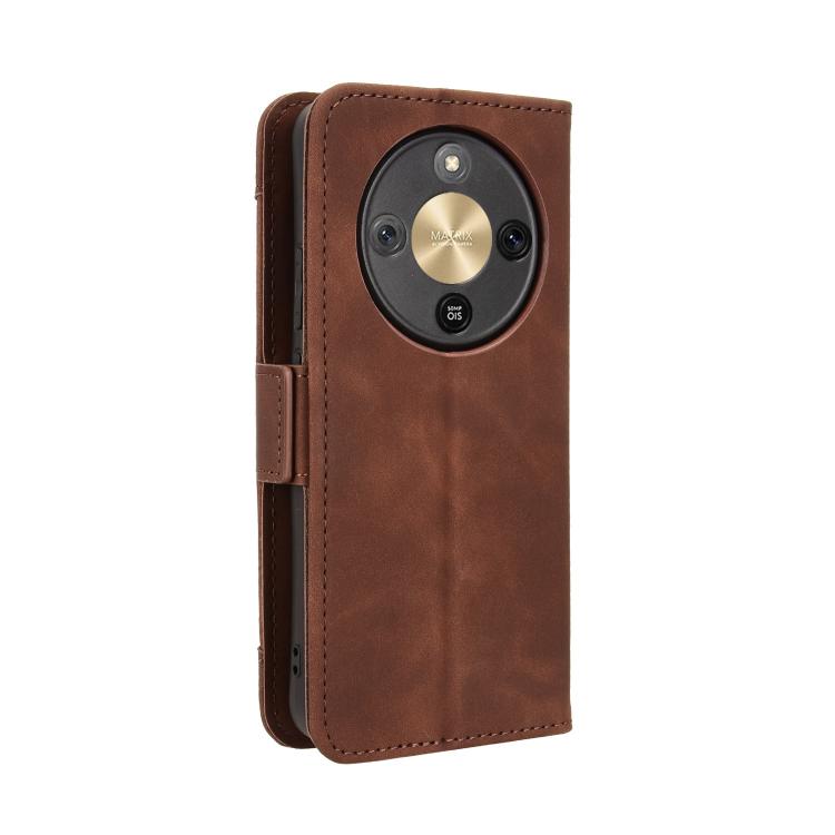 For Honor X70 5G / X9d 5G Skin Feel Calf Texture Card Slots Leather Phone Case