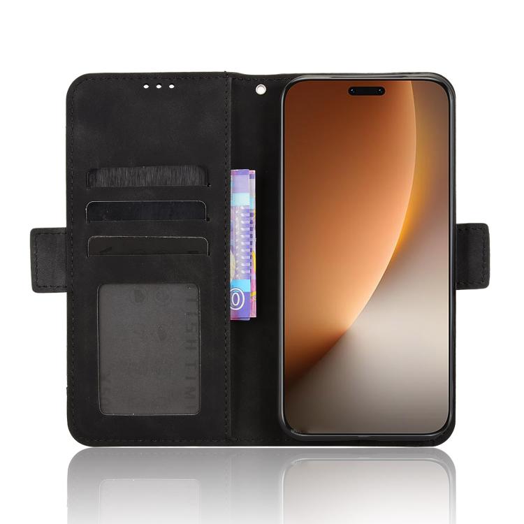 For Honor Magic8 Pro Skin Feel Calf Texture Card Slots Leather Phone Case
