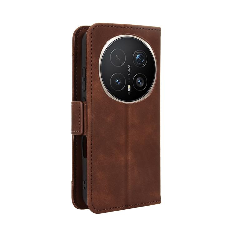 For Honor Magic8 Pro Skin Feel Calf Texture Card Slots Leather Phone Case
