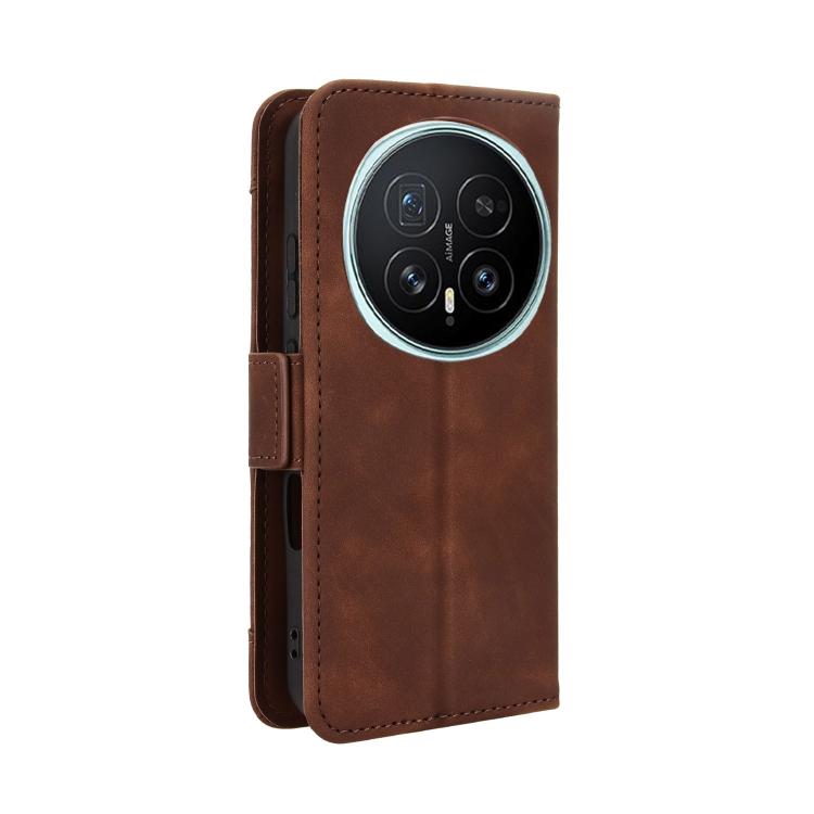 For Honor Magic8 Skin Feel Calf Texture Card Slots Leather Phone Case