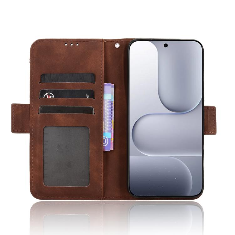 For Honor 500 Global 155.8mm Skin Feel Calf Texture Card Slots Leather Phone Case