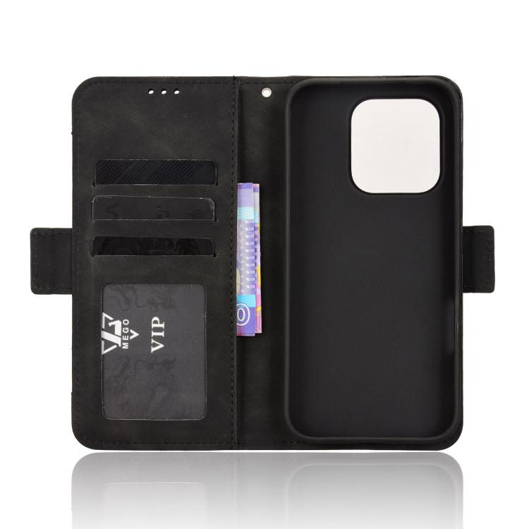For Honor 600 Lite Global Skin Feel Calf Texture Card Slots Leather Phone Case