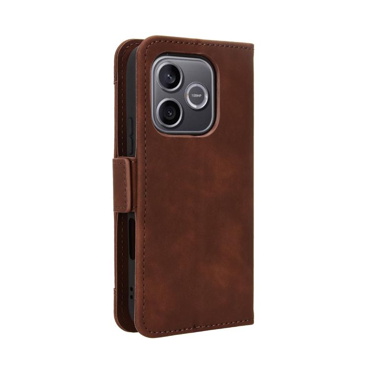 For Honor 600 Lite Global Skin Feel Calf Texture Card Slots Leather Phone Case