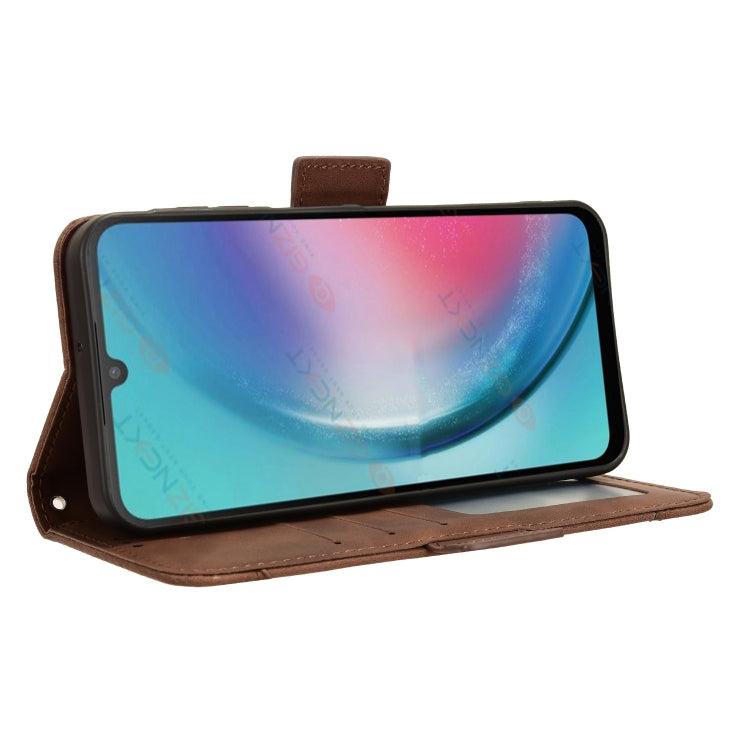 For Samsung Galaxy C55 / M55 5G Skin Feel Calf Texture Card Slots Leather Phone Case