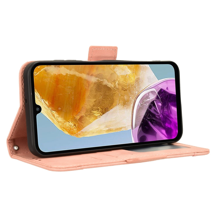 For Samsung Galaxy F15 / M15 5G Skin Feel Calf Texture Card Slots Leather Phone Case