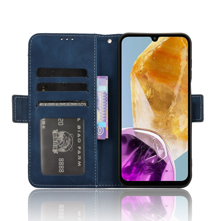 For Samsung Galaxy F15 / M15 5G Skin Feel Calf Texture Card Slots Leather Phone Case