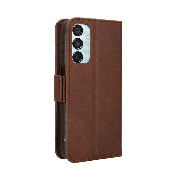 For Samsung Galaxy F15 / M15 5G Skin Feel Calf Texture Card Slots Leather Phone Case